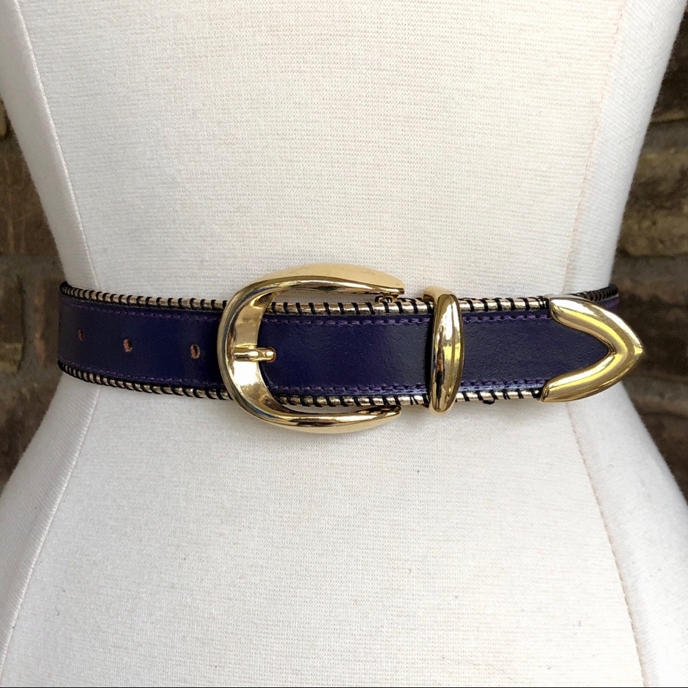 The Limited Belt M Leather Women’s Purple Gold